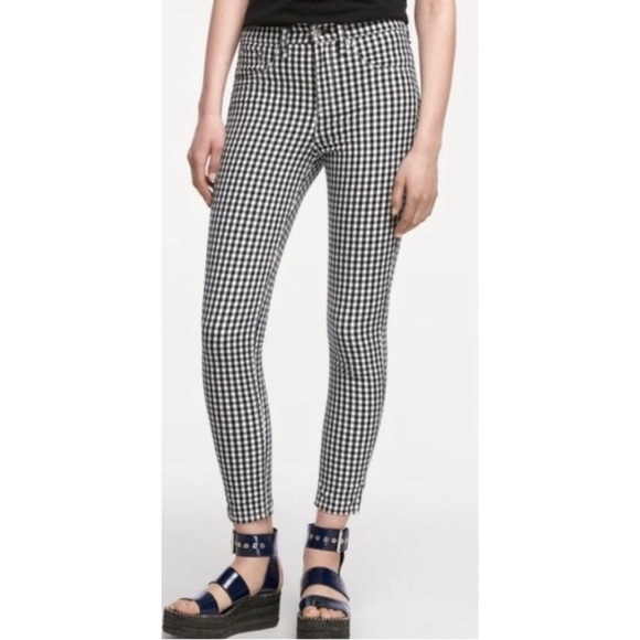 Rag & Bone gingham capri jeans - Picture 4 of 11